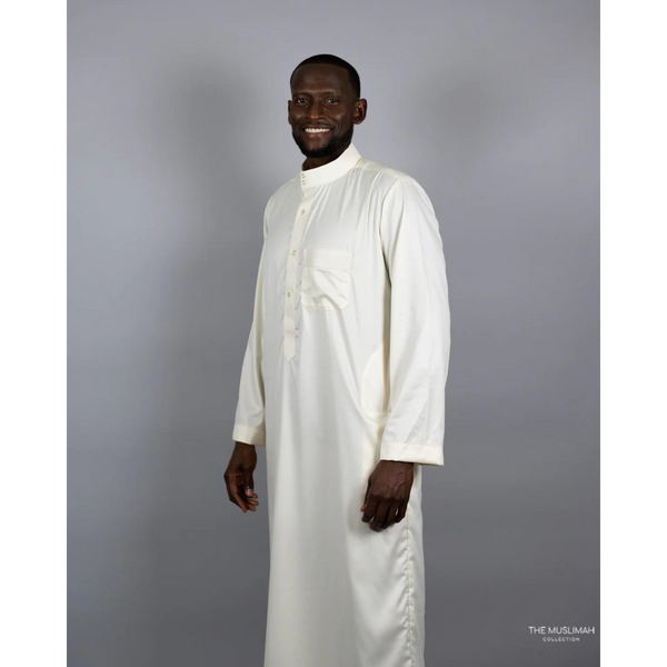 Saudi Style Collar Thobe