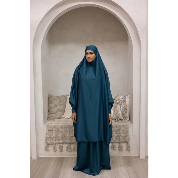 Aisha  Two Piece Jilbaab - Sapphire