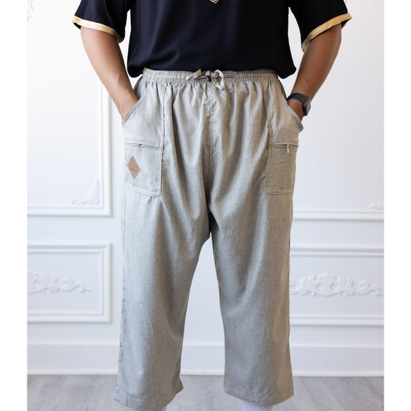 Sunnah Thobe Pants (Ash Grey)