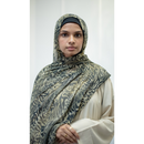 Printed Chiffon Hijab - Golden Savannah (Style 34)