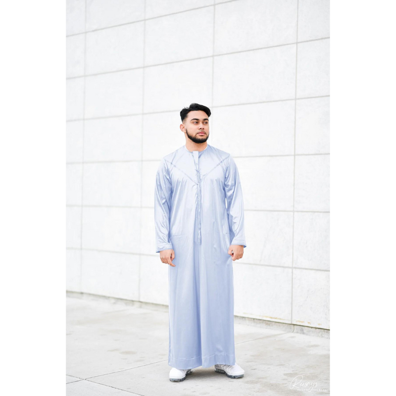 Emirati Thobe Periwinkle Blue