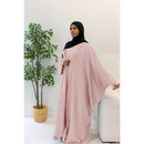 Slip Dress and Loose Fit Abaya (Rose Water)