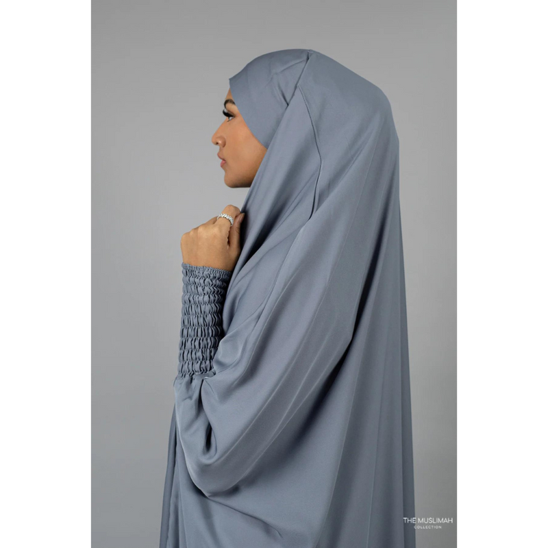 Aisha Two Piece Jilbaab - Wolf Grey