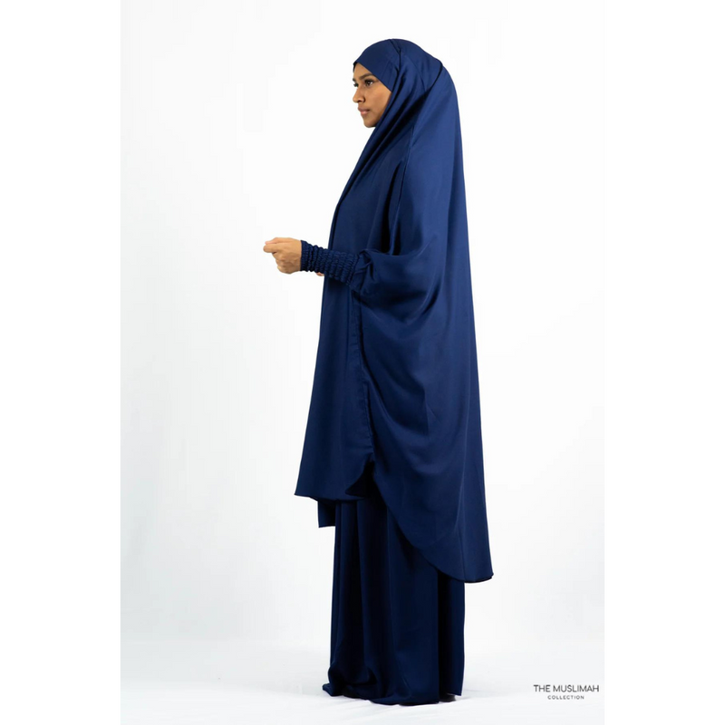 Aisha Two Piece Jilbaab Navy Blue