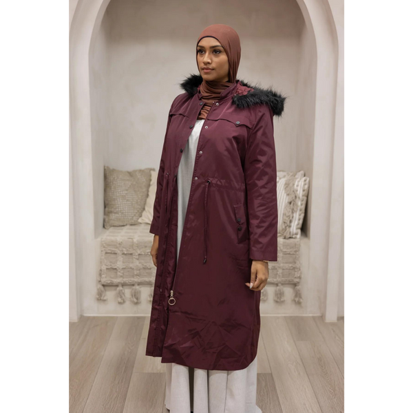 Outerwear Purple Benguen Turkish Winter Jackets