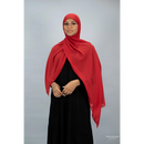 Chiffon Hijab (Ruby Red)