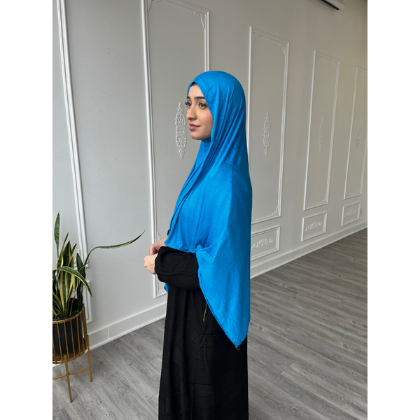 Jersey Hijab - Electric Blue