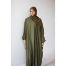 Slip Dress and Loose Fit Abaya (Wild Forest)