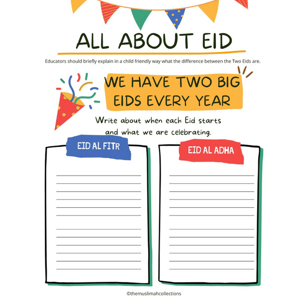 Two Eids Worksheet