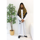 Pure Gold and Black Imamah