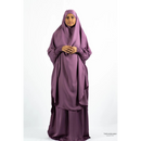 Aisha Two Piece Jilbaab (Dusty Purple)