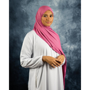 Ribbed Jersey Hijab - French Rose