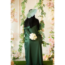 Hafsa Abaya (Emerald Green)