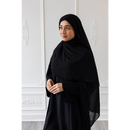 CLEARANCE SALE Mermaid Tail Print Abaya - Black 15