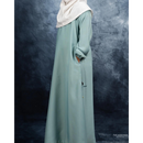 Mini Muslimah Kids Girls Abaya (Ocean Breeze)