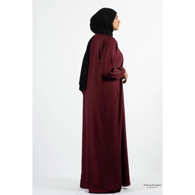 Hafsa Abaya - Maroon