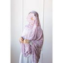 SOLD OUT Printed Chiffon Hijab - Lavender Silk