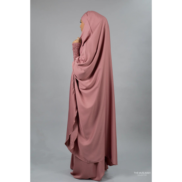 Aisha Two Piece Jilbaab Nude Pink