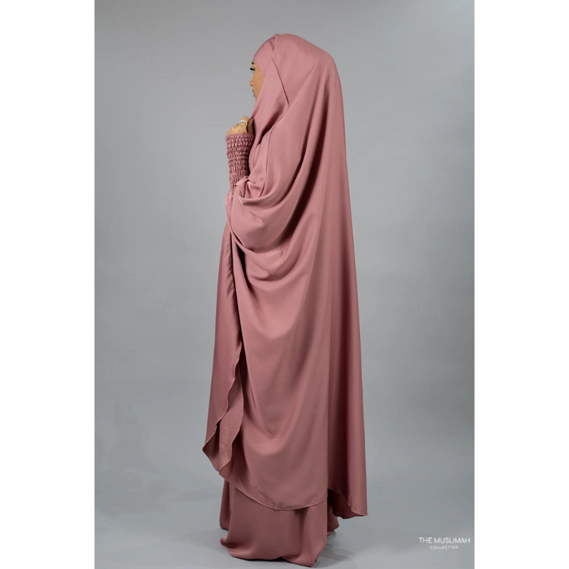 Aisha Two Piece Jilbaab - Nude Pink