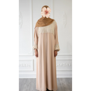 Eid Abaya Rain Splatter (Beige)