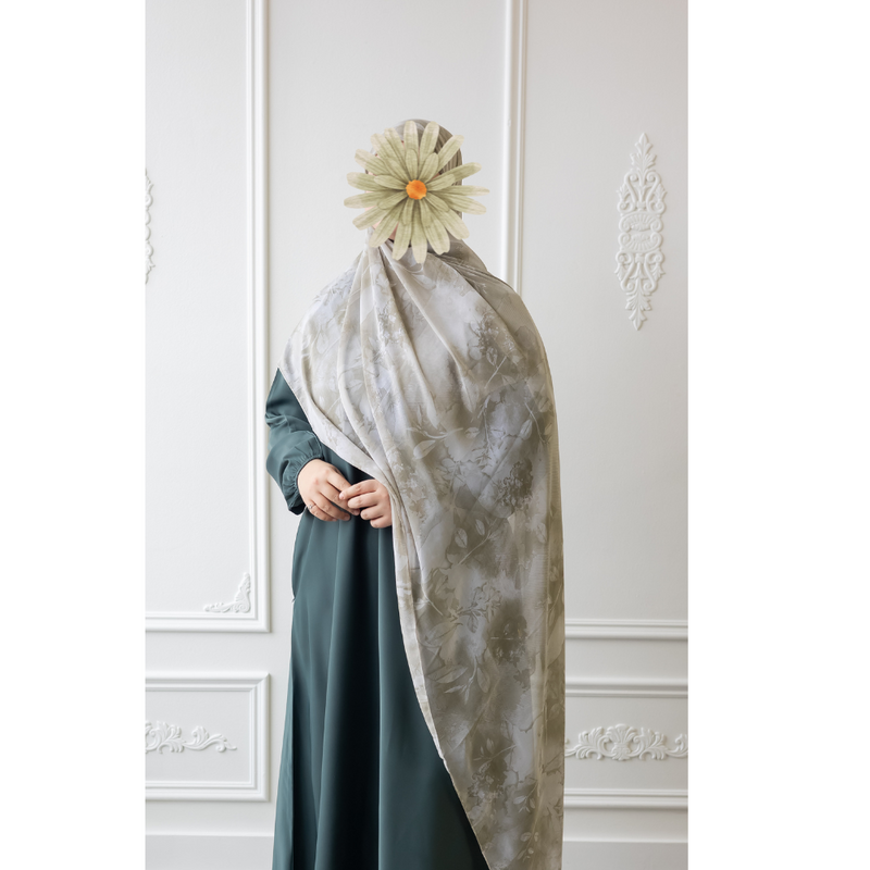 Printed Chiffon Hijab (Meadow)
