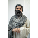 SOLD OUT Printed Chiffon Hijab - Jaguar Noir (Style 21)