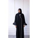 CLEARANCE SALE Eid Abaya Puff Sleeve Glam Abaya (Black)