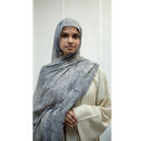 SOLD OUT Printed Chiffon Hijab - Ocean Tides (Style 9)