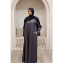 Luxury Linen Abaya (Midnight Onyx)