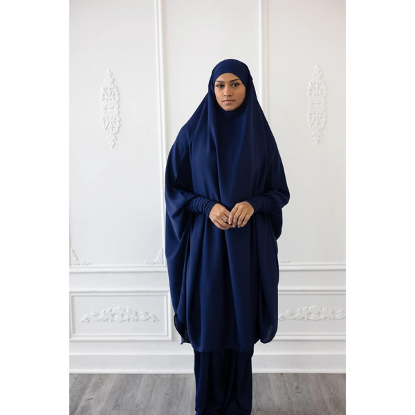 Aisha x Sawda Two Piece Jilbaab - Twilight Blue (B48)
