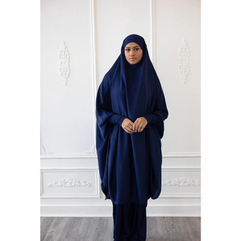 Aisha x Sawda Two Piece Jilbaab - Twilight Blue (B48)