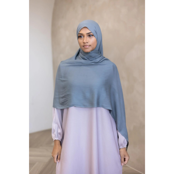 Wolf Grey Viscose Modal Hijab