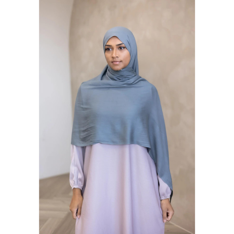 Viscose Modal Hijab (Hawkes Blue)