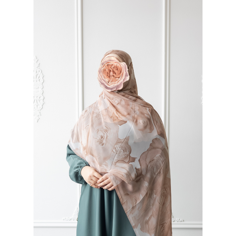 Printed Chiffon Hijab (Sakura)