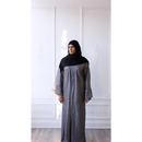 SALE Elysian Essence Glam Abaya (Wolf Grey)