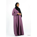 Hafsa Abaya (Dusty Purple Plus Size)