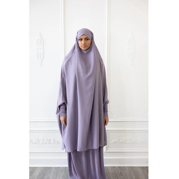 Aisha x Sawda Two Piece Jilbaab - Lilac Breeze (B45)