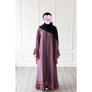 CLEARANCE SALE Ruffle Sleeve Glam Abaya (Cherry Blossom)