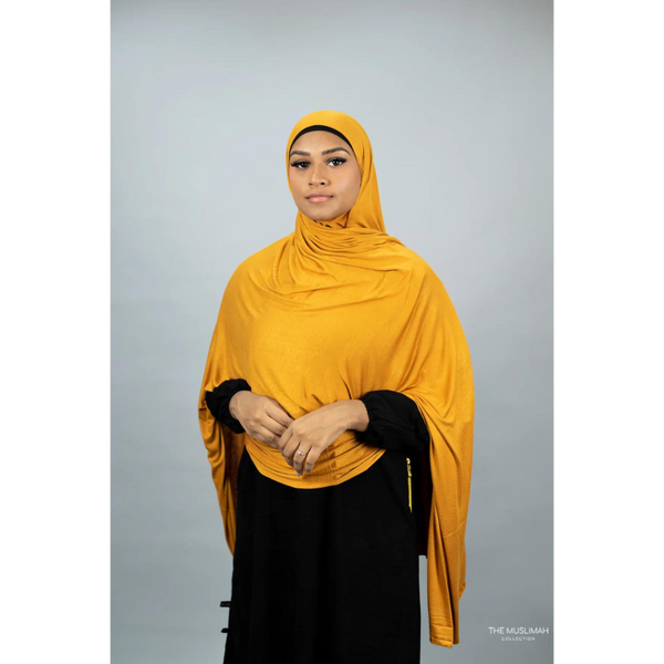 Jersey XL Hijab - Medallion Gold