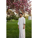 Moroccan 3/4 Sleeve Thobe (Wheat)