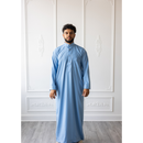 Saudi Collared MC Cotton Blend - Breezy Blue (B25)