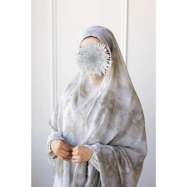 SOLD OUT Printed Chiffon Hijab - Jasmine at Night