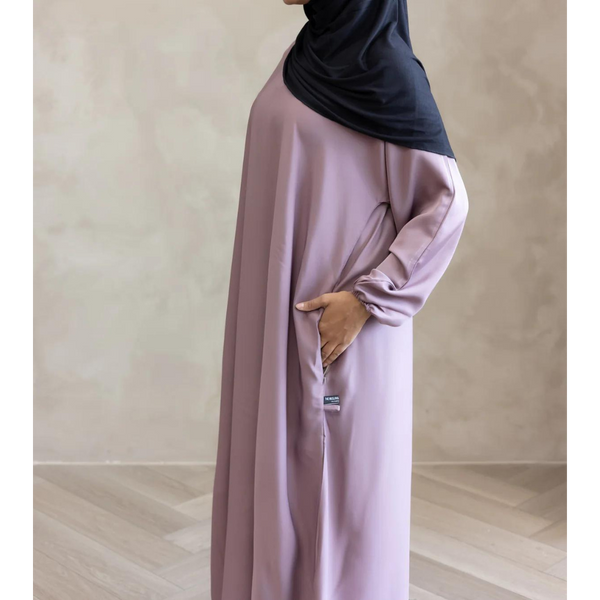 Mini Muslimah Kids Girls Abaya Lilac Breeze