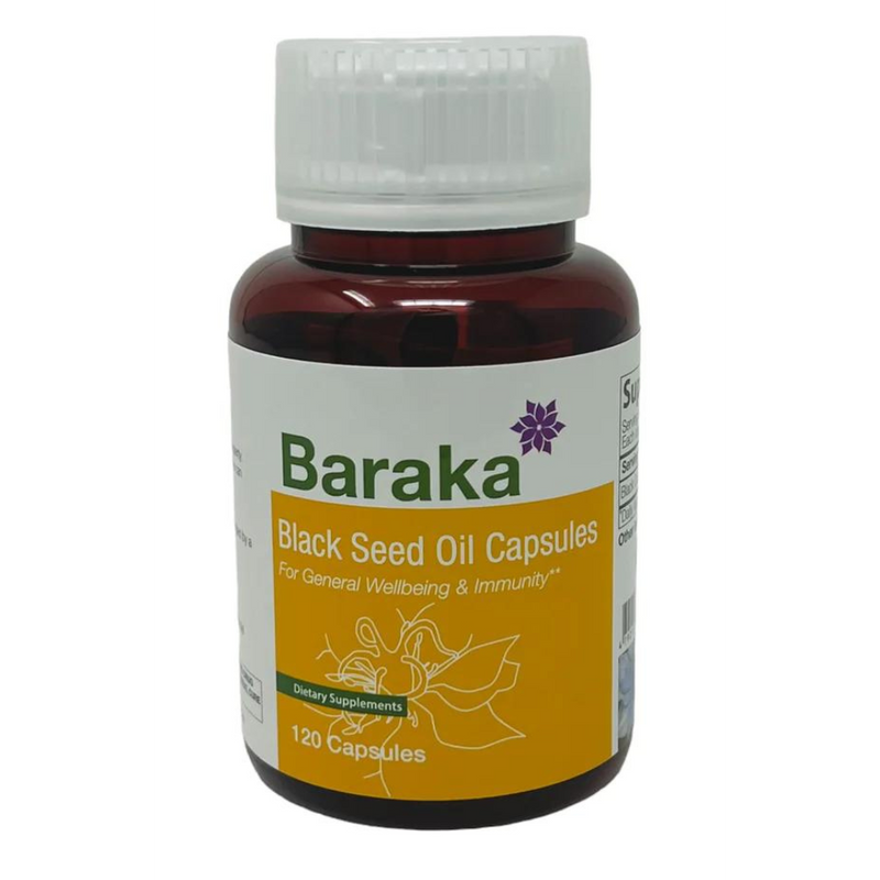 Baraka Black Seed Oil Capsules 120 Count