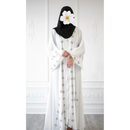 Daisy Glam Abaya (White)