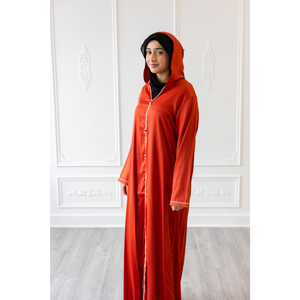 Moroccan Abaya Scarlet