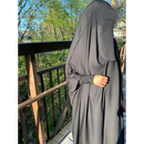 Aisha Two Piece Jilbaab (Black)