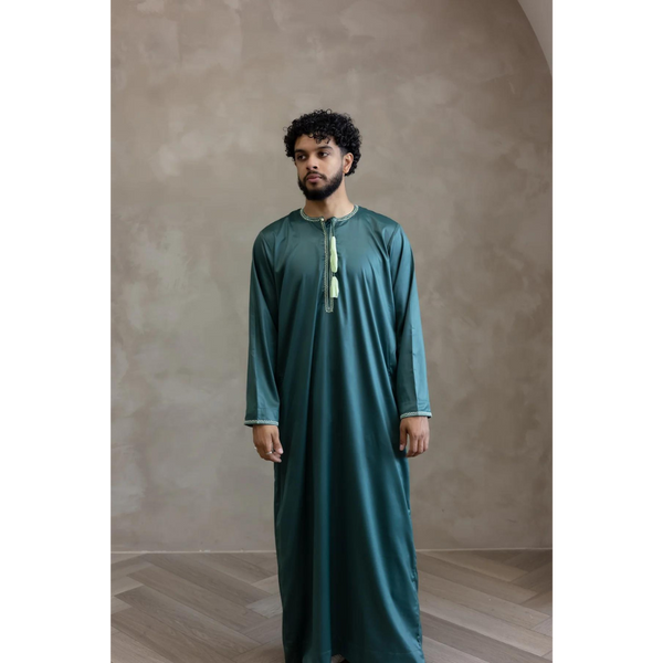 Omani Thobe - Emerald Green