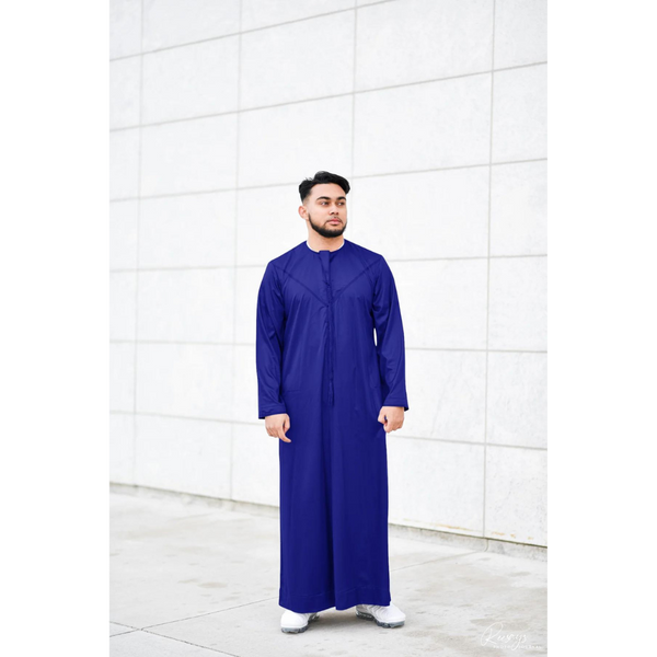 Emirati Thobe - Navy Blue