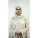 SOLD OUT Printed Chiffon Hijab - Style 65 Pistachio Cloud